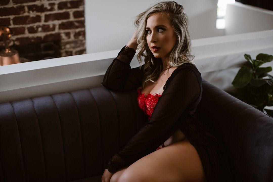 Couch Boudoir Photo