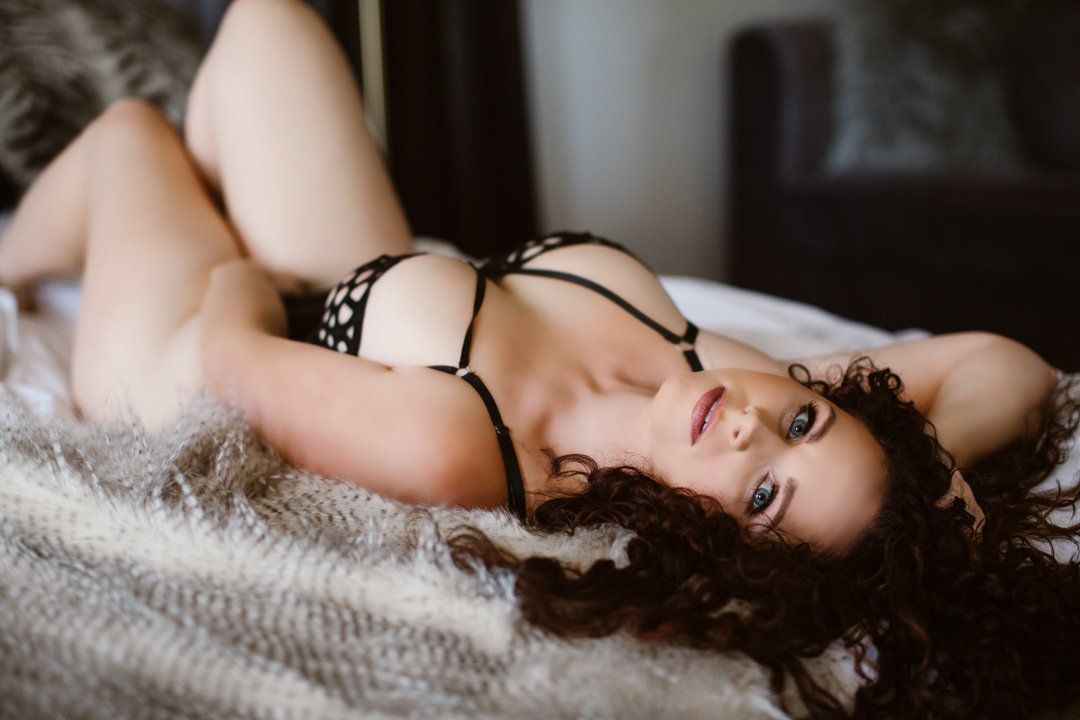 Boudoir Photo of Woman On Bed