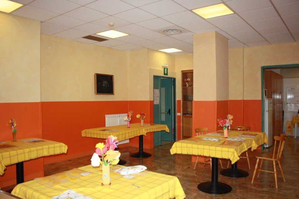 disposizione della zona pranzo