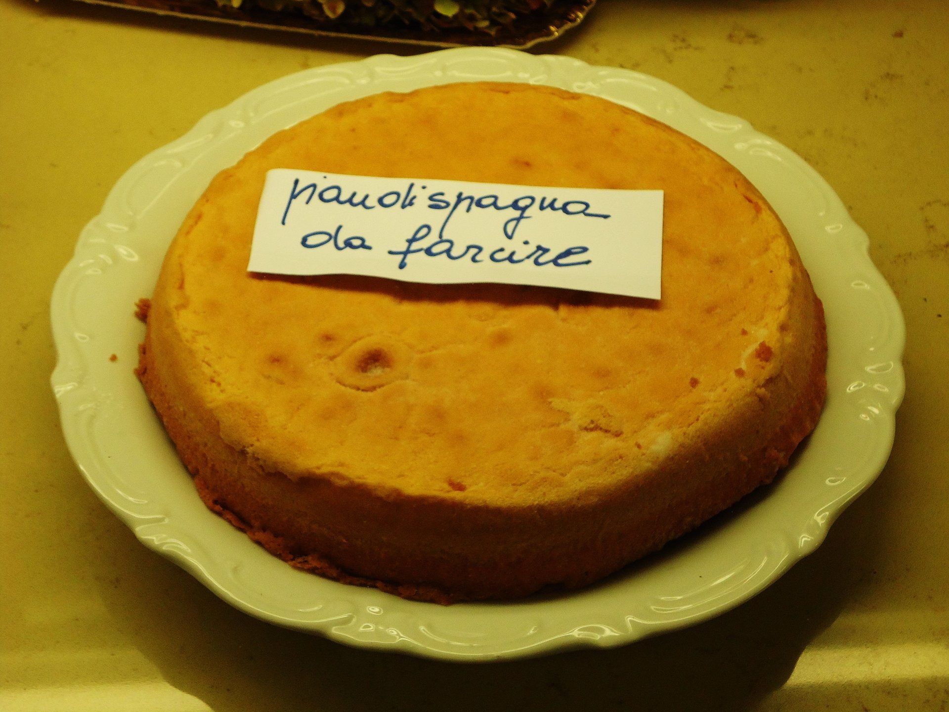 Pan di Spagna artigianale da farcire