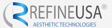 A logo for refineusa aesthetic technologies is shown
