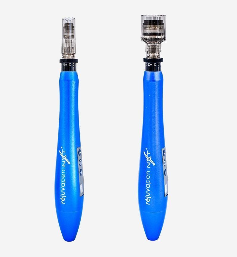 A blue pen with the word rejuvenate on it