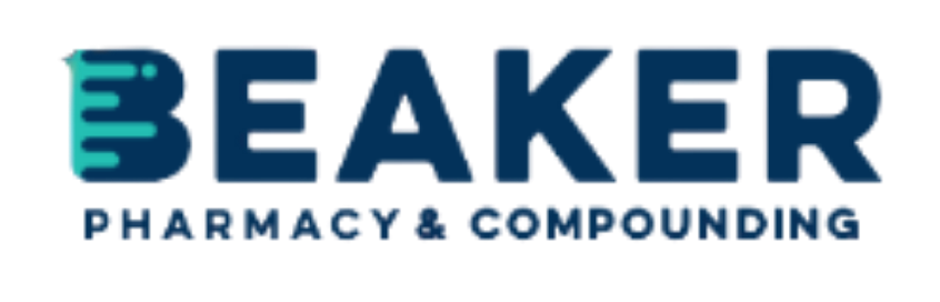 The logo for beaker pharmacy and compounding