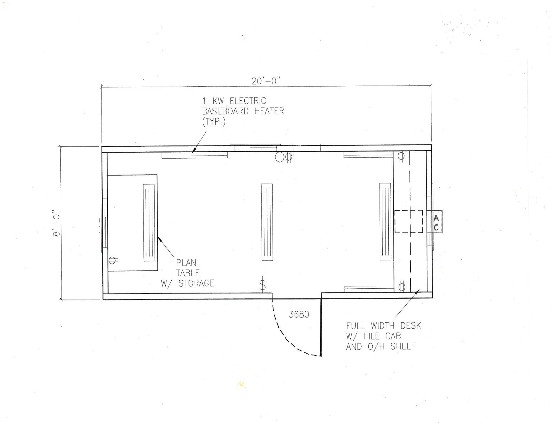 20′ ground single office — Windber, PA — D. Edward Leasing