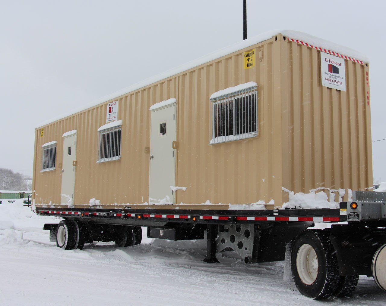 Double office container — Windber, PA — D. Edward Leasing