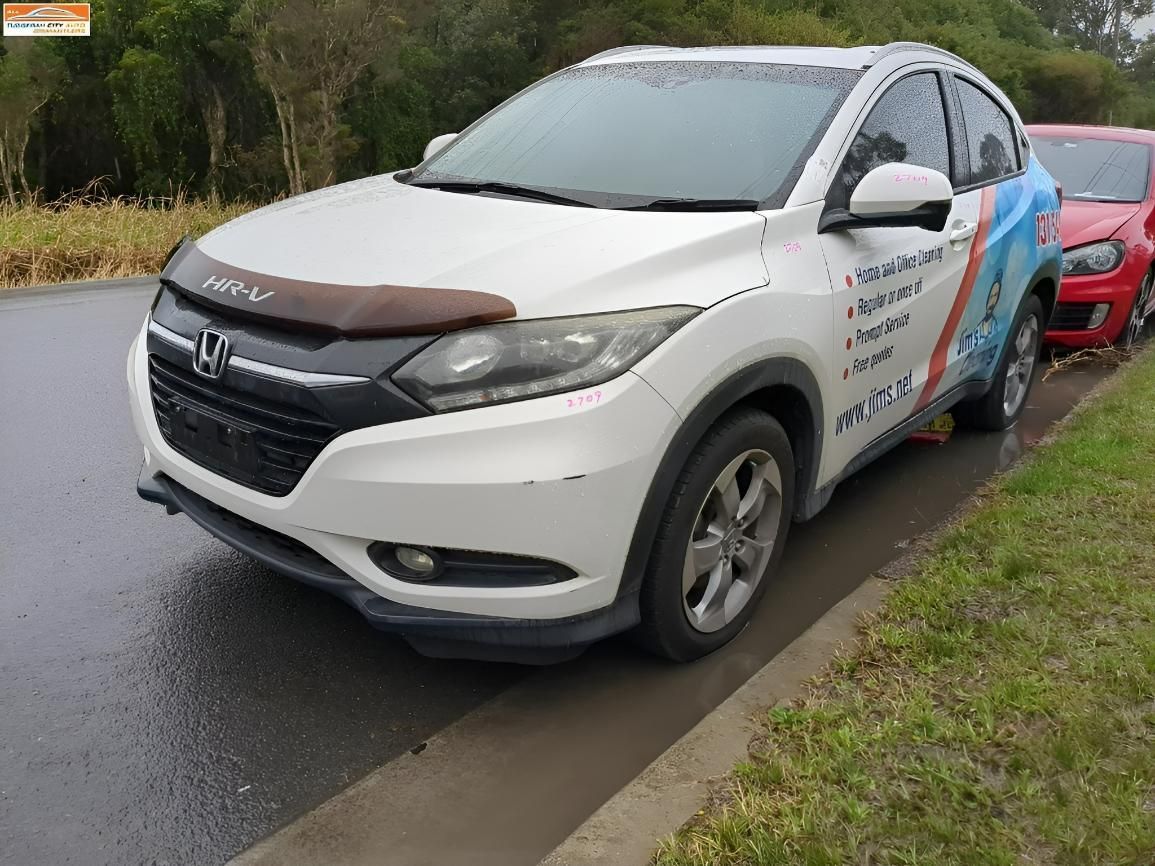 White Honda HR-V Parked on A Road — Jap Performance T/A All Tuggerah City Auto Dismantlers in Lake Macquarie, NSW