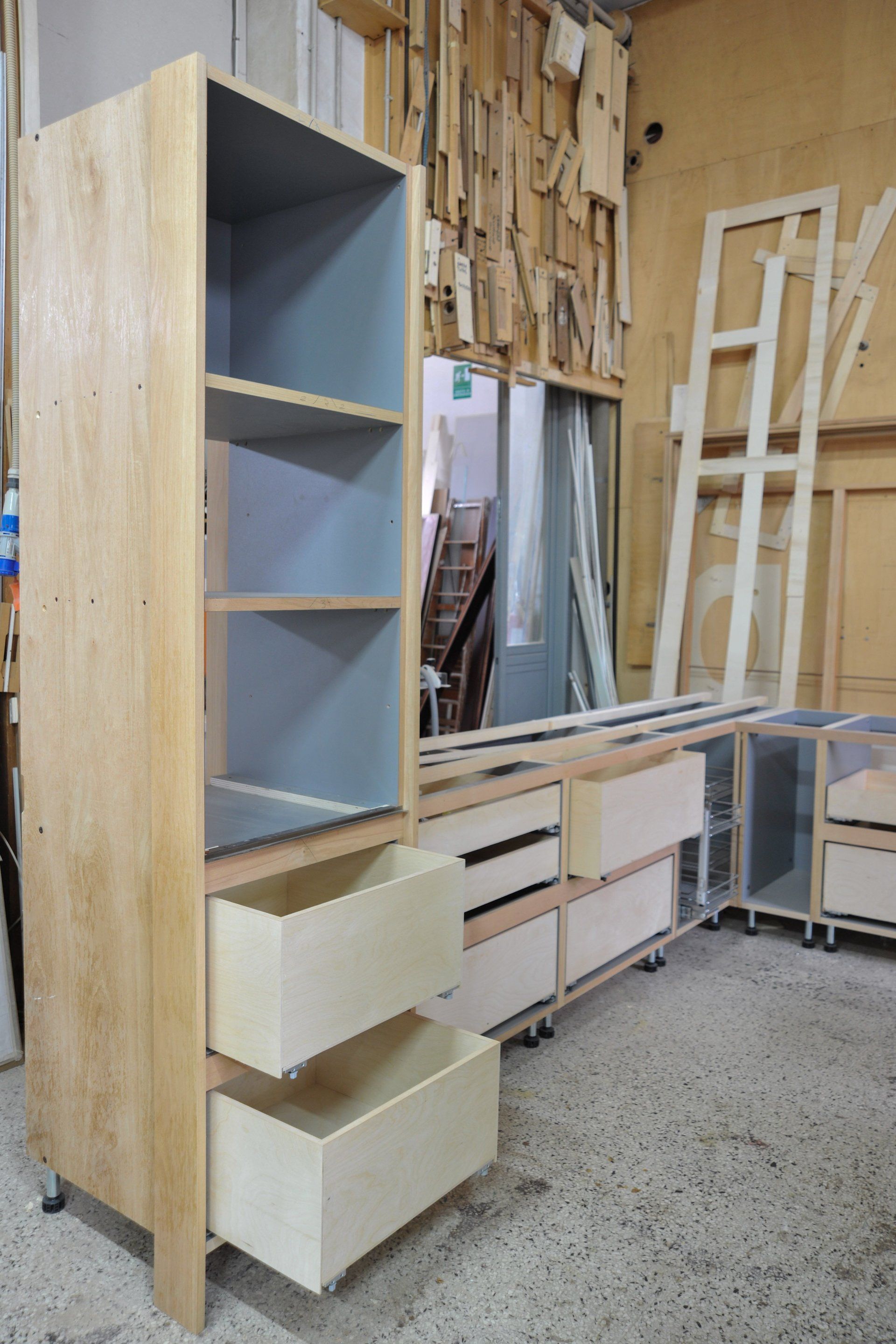 Cassetti in lego chiaro