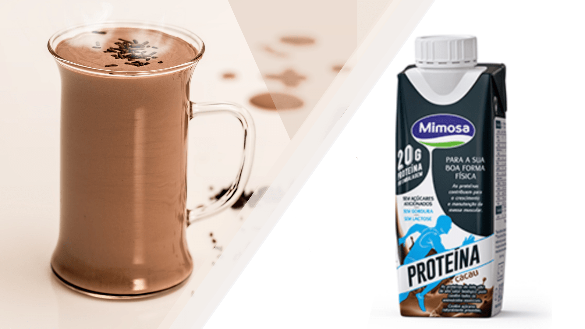 Leite com Chocolate Tradicional vs Leite com Chocolate