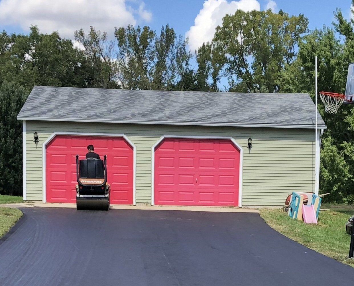 Residential Paving — Old Street at Night in Warsaw, IN