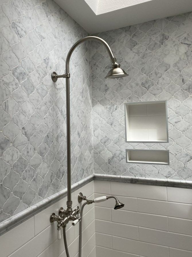 Tile bathroom by Tubro Construction