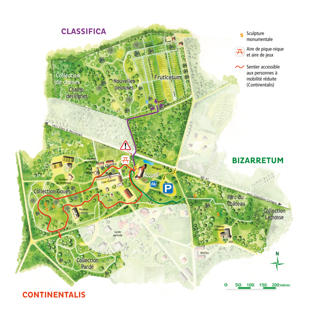 Plan Arboretum de Barres