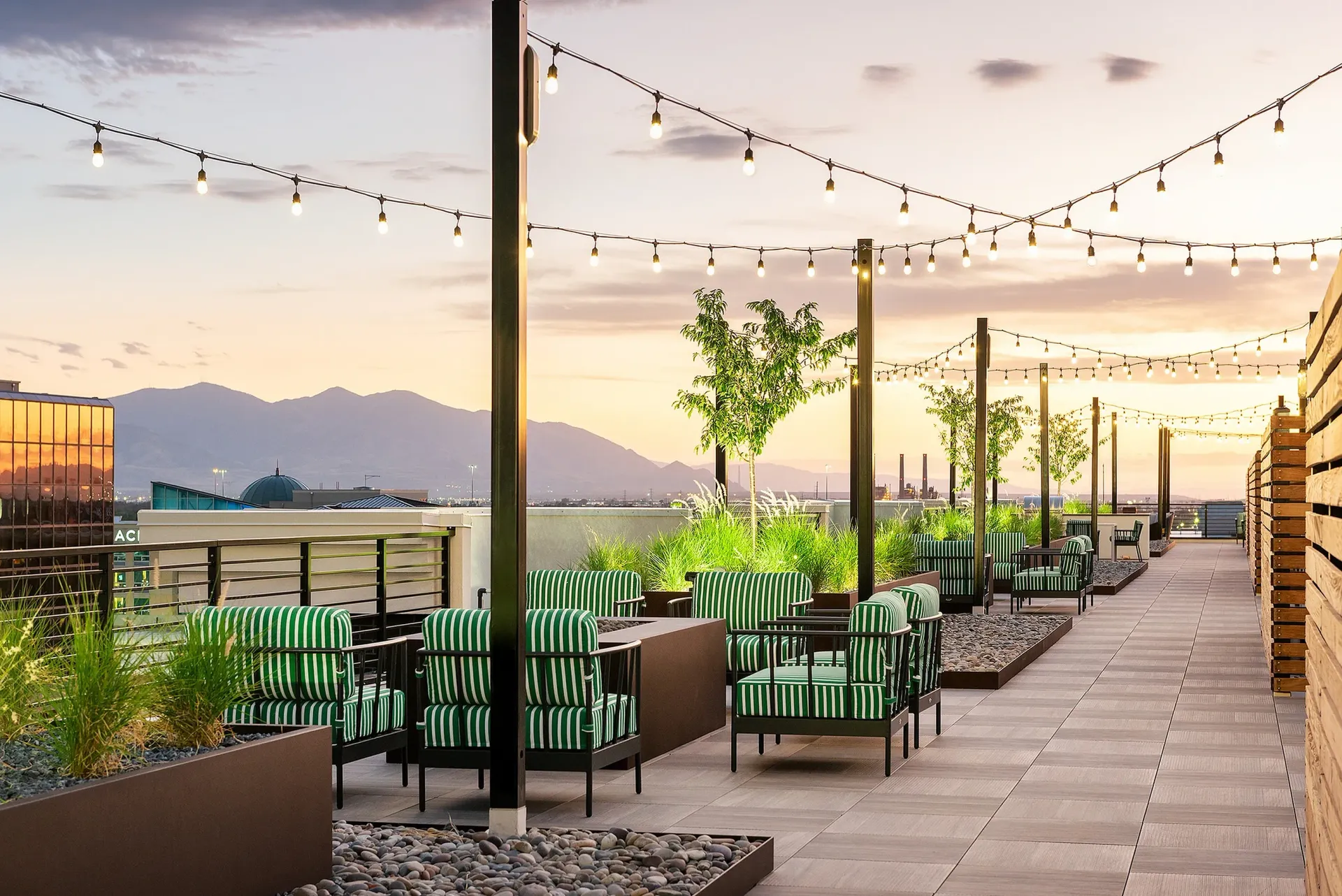 Skyhouse Rooftop Sunset