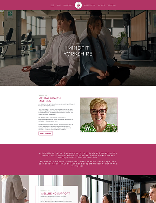 Image of a website designed by Drayton Digital