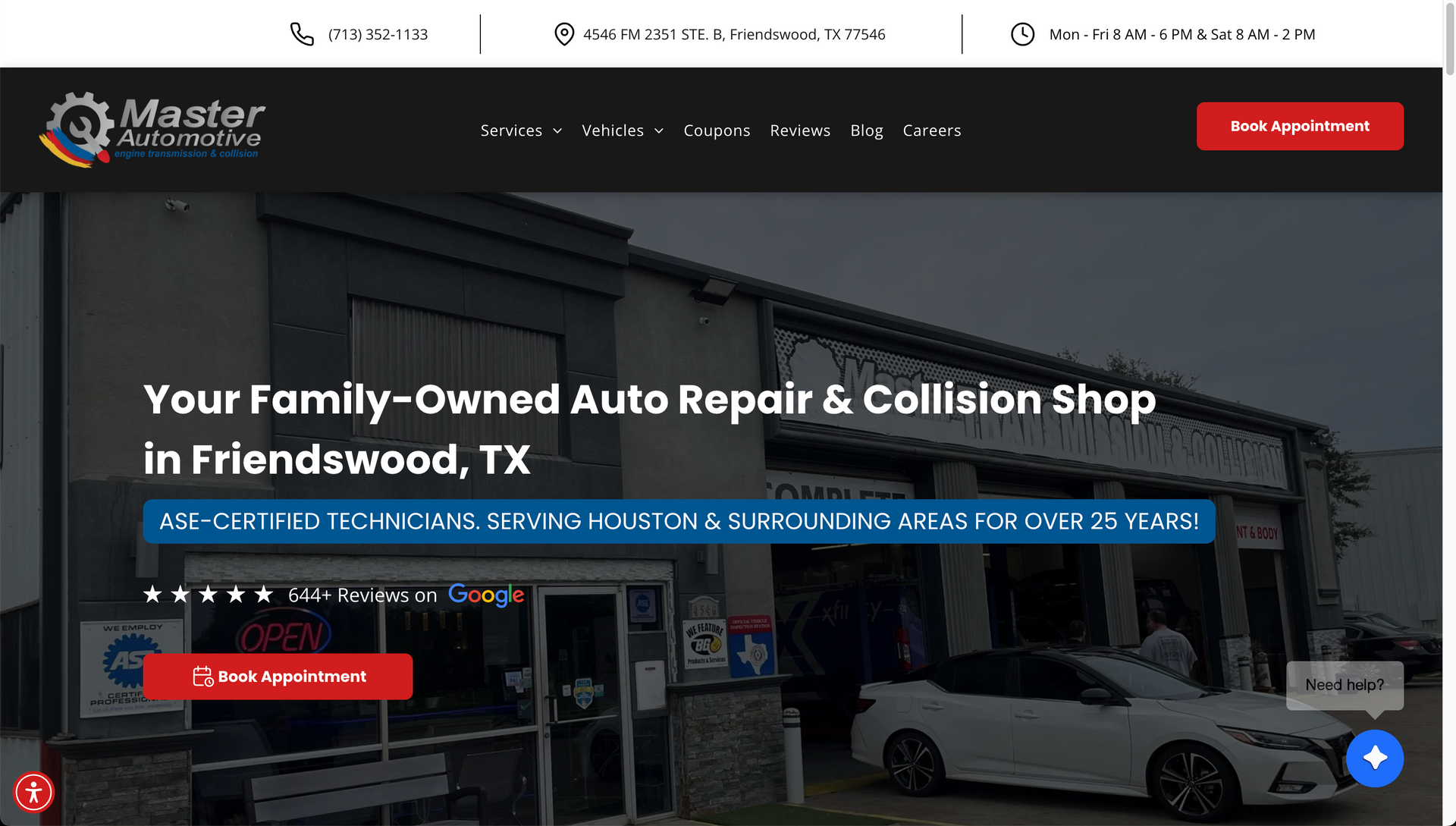 Trusted Auto Repair Experts in Friendswood, TX Master Transmission