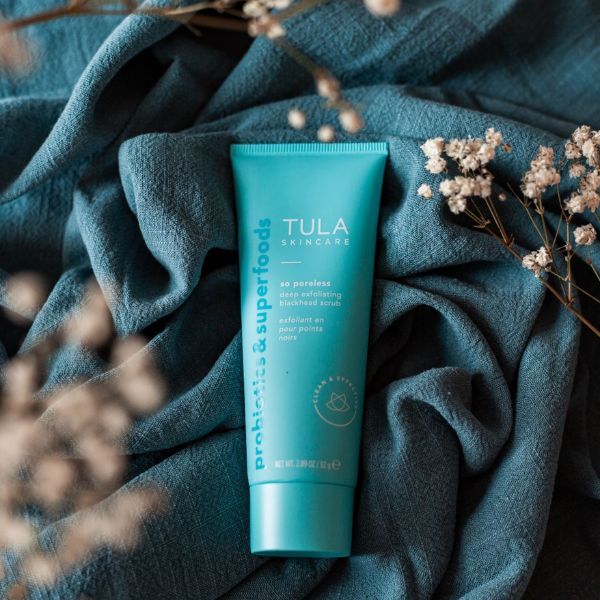 A tube of tula probiotics and superfoods lotion