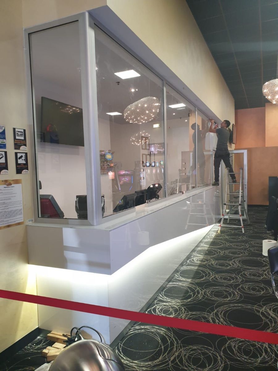 interni struttura in alluminio