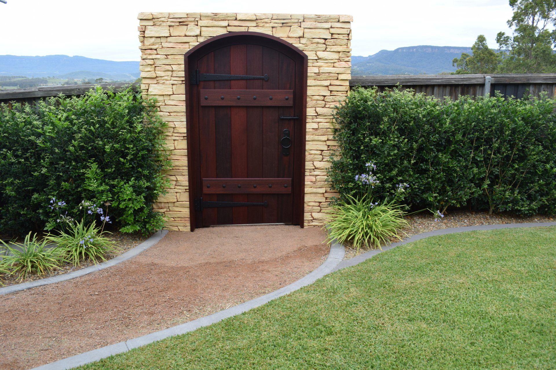 Custom made outdoor gate — Marlix Custom Timber Furniture Design and Joinery in Unanderra, NSW