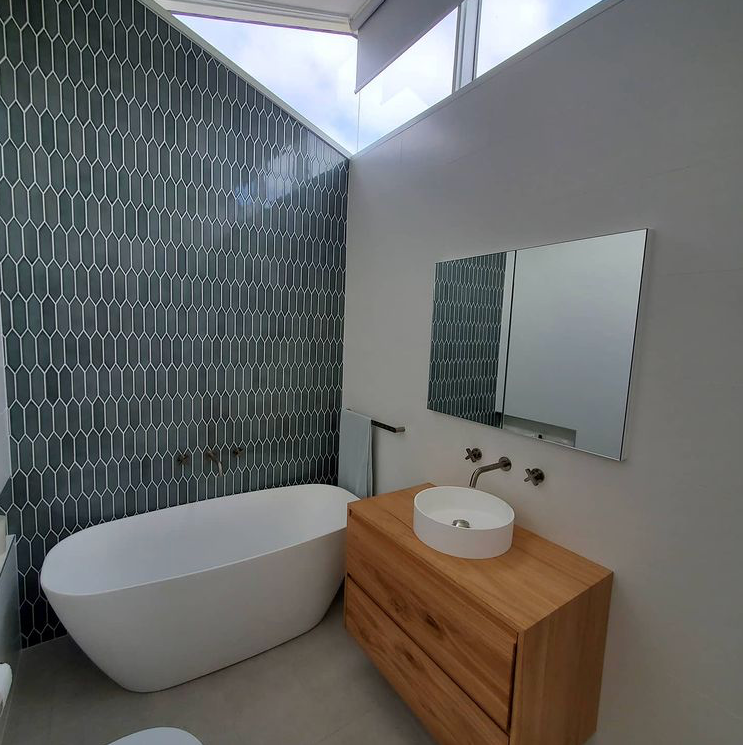 Custom made bathroom vanity — Marlix Custom Timber Furniture Design and Joinery in Unanderra, NSW