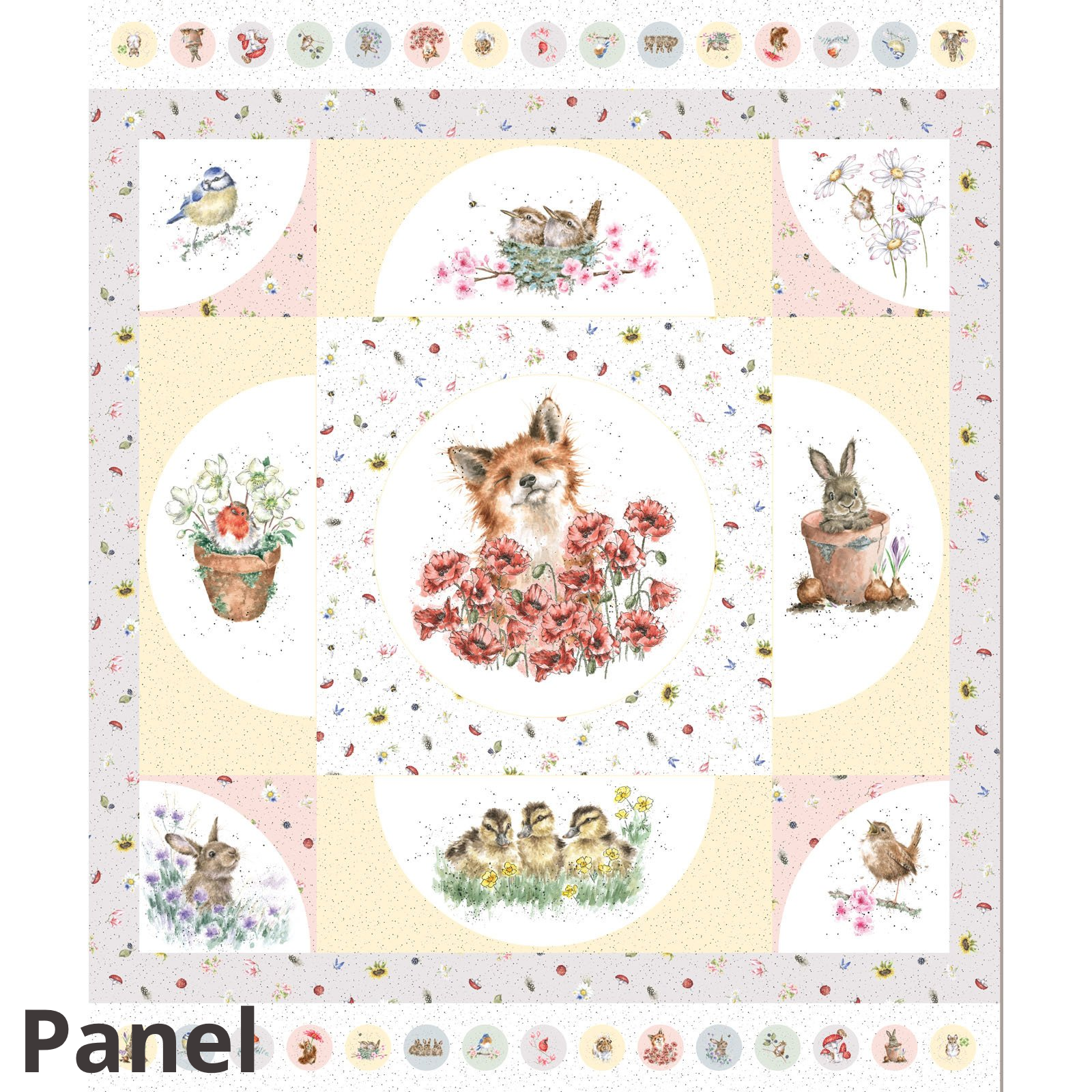 Fox and Rabbit Pattern Fabric - Lincoln, NE - Sew Creative