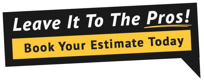 Leave it to the pros block with a book your estimate button