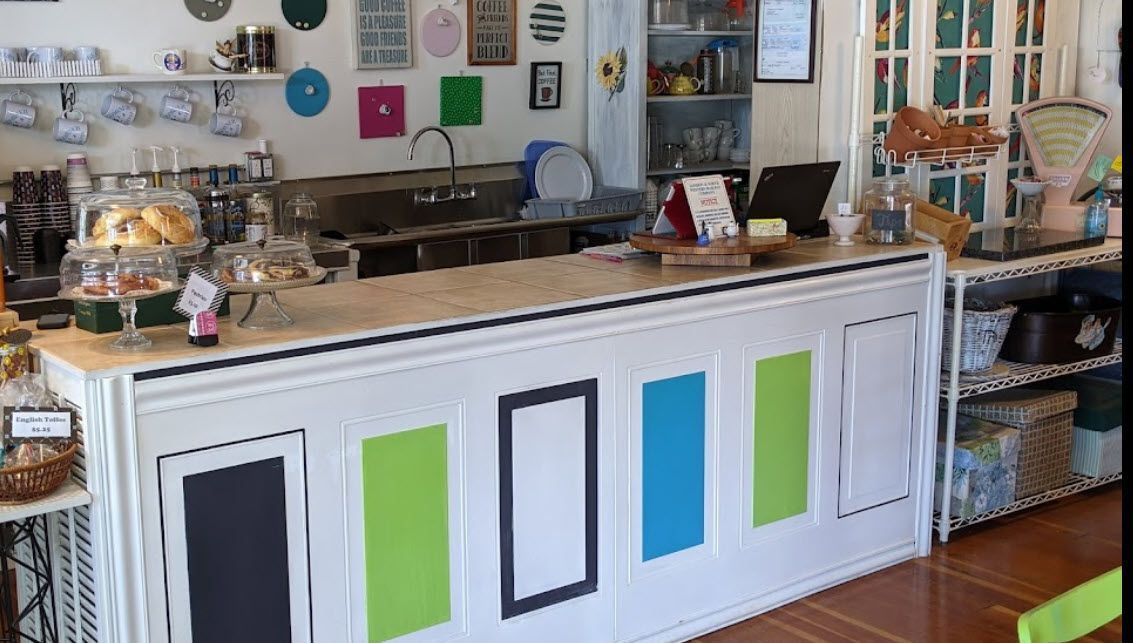 A kitchen with a counter and a sink in it