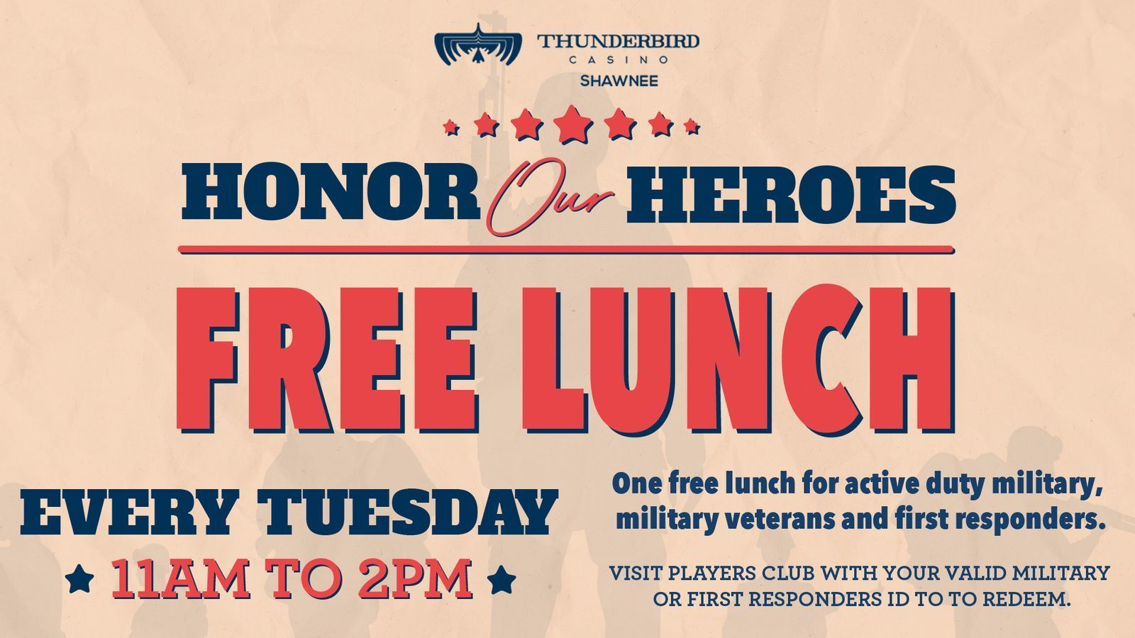 Honor Our Heroes Free Lunch Shawnee