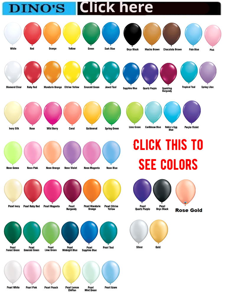 Rainbow Colors of Balloon — Party Supplies in Philadelphia, PA