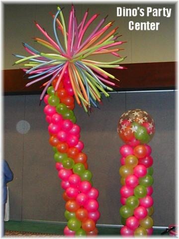 columns - Philadelphia,, PA - Dino's Party Center, Balloon decorations ...