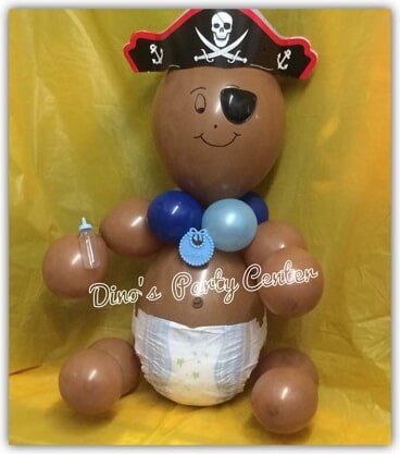Baby Pirate Balloon Centerpiece — Balloon Centerpieces in Philadelphia, PA