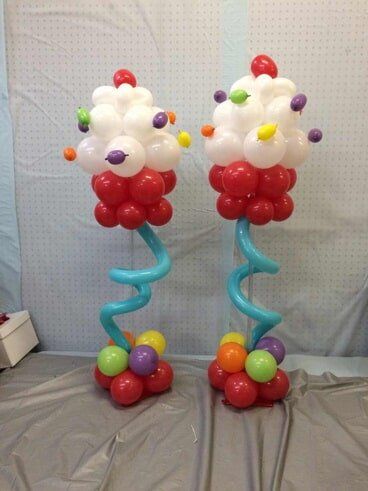 Cupcake Balloons — Balloon Centerpieces in Philadelphia, PA