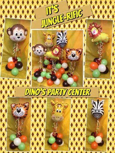 Jungle Theme Balloon — Balloon Centerpieces in Philadelphia, PA
