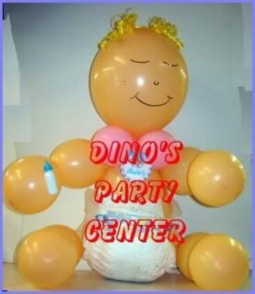 Baby Design Balloon Centerpiece — Balloon Centerpieces in Philadelphia, PA
