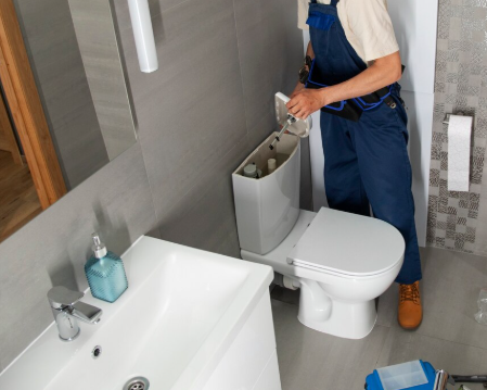 Dos trabajadores de la construcción construyen un marco de techo de madera al aire libre en un día soleado.