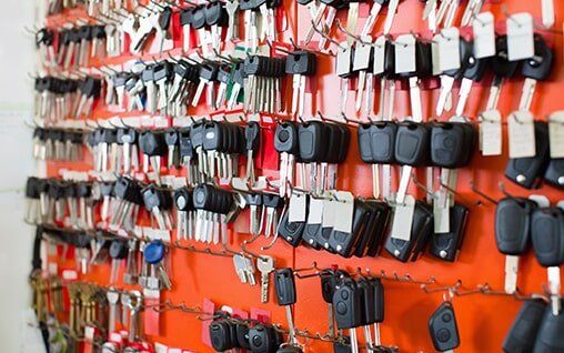 Assortment of car key duplicates - Auto Lock Service in Brainerd, MN