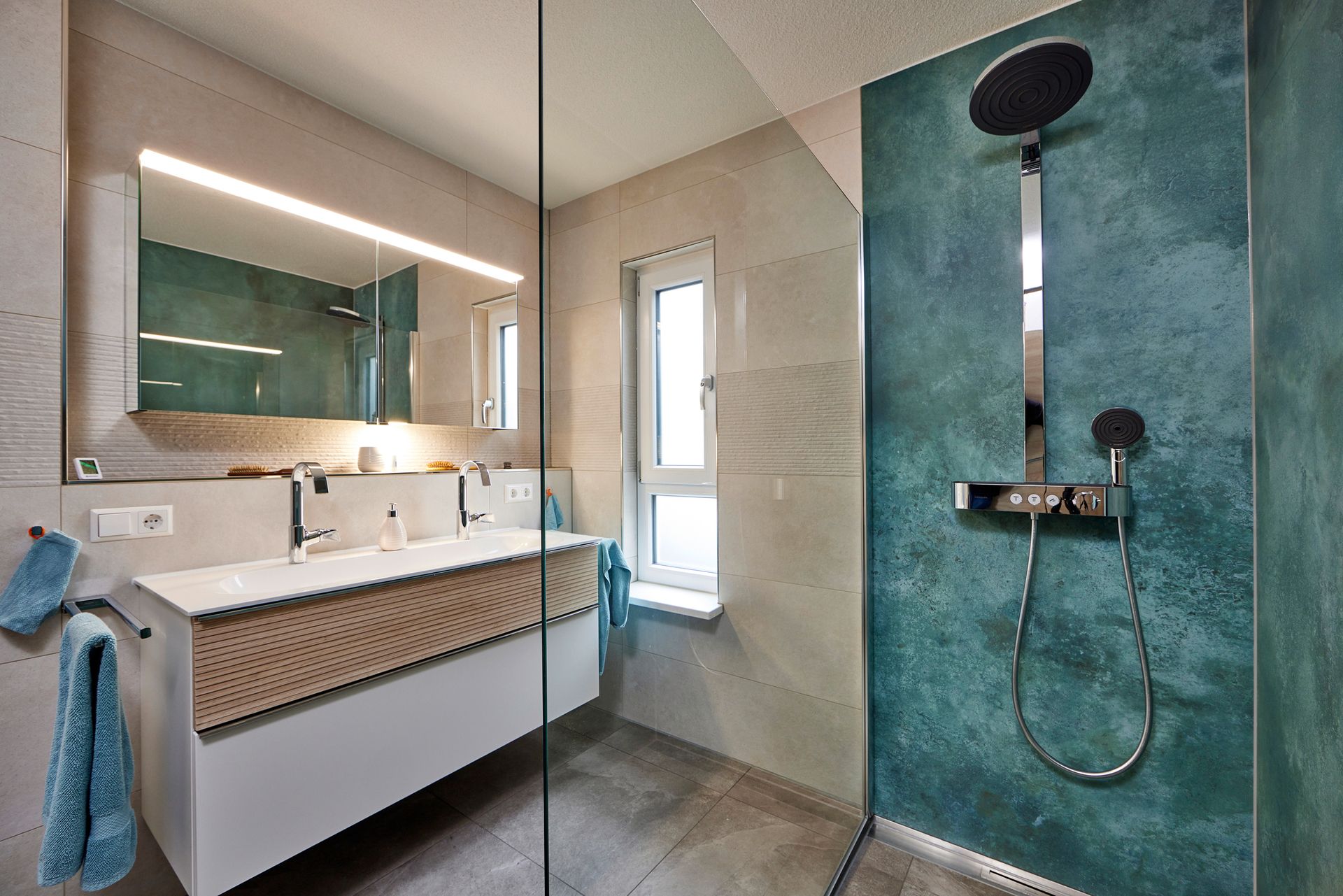 Modern bathroom interior