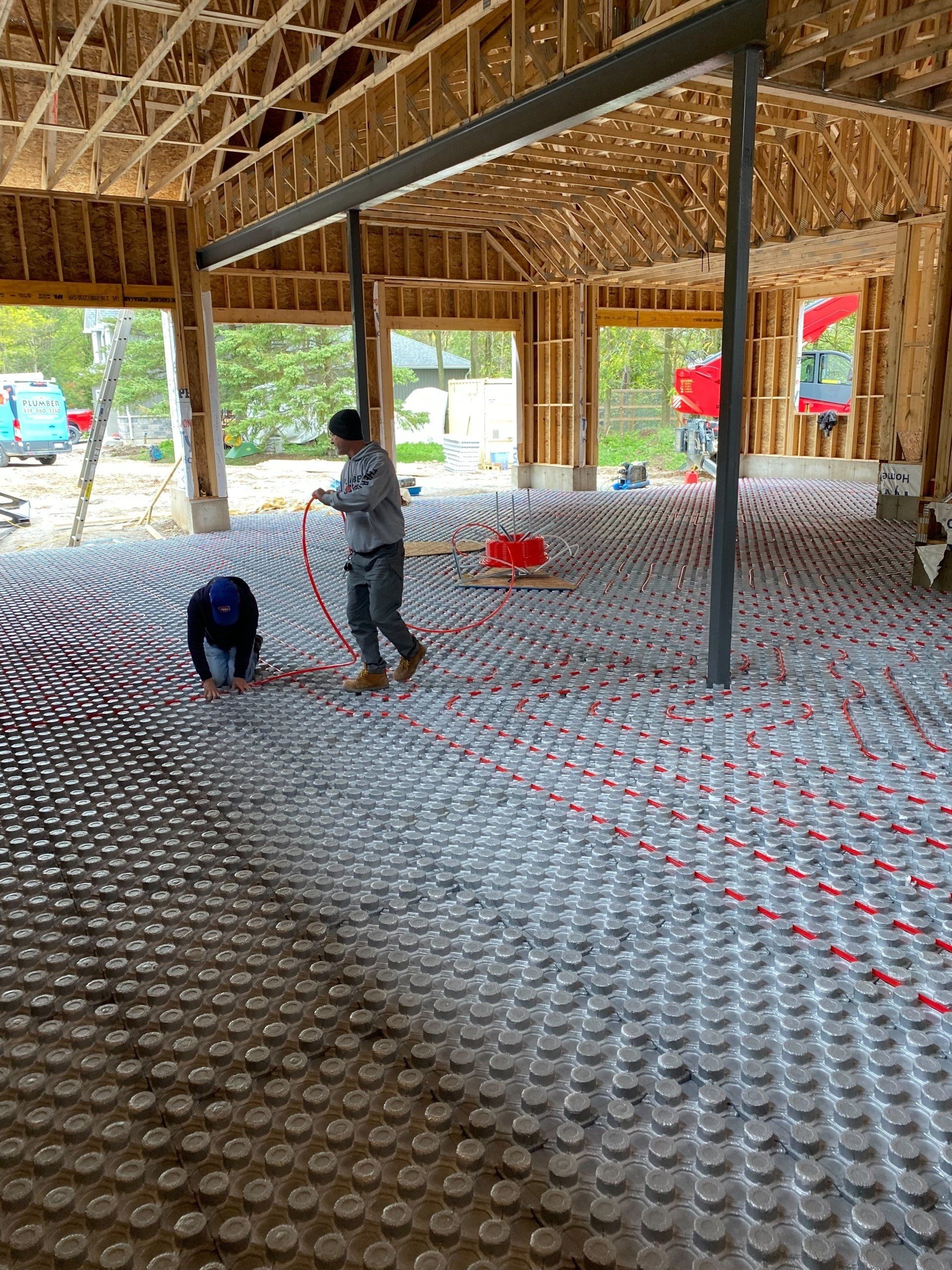 Heated Flooring Install