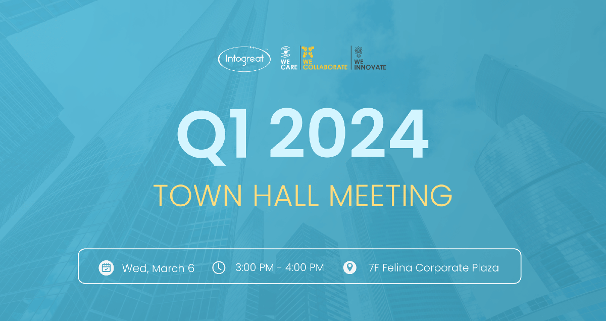 Intogreat Solutions Q1 2024 Town Hall Meeting