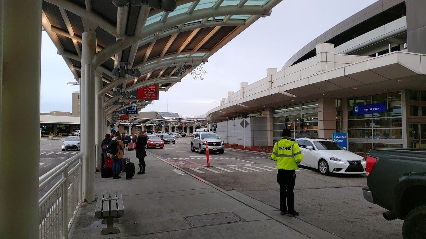 Passenger pick up at SLC