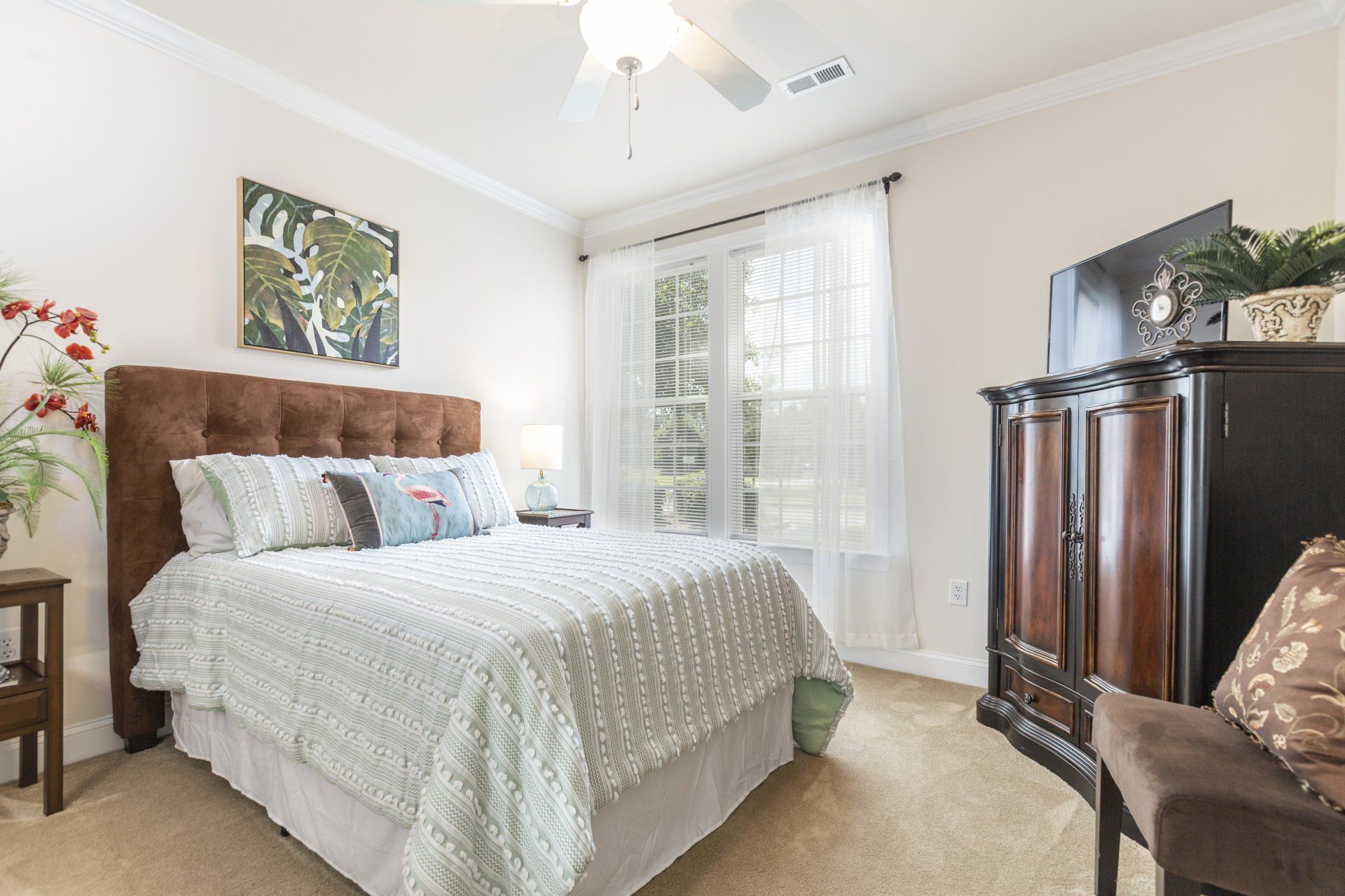 Furnished Bedroom | Cloisters at Carolina Forest