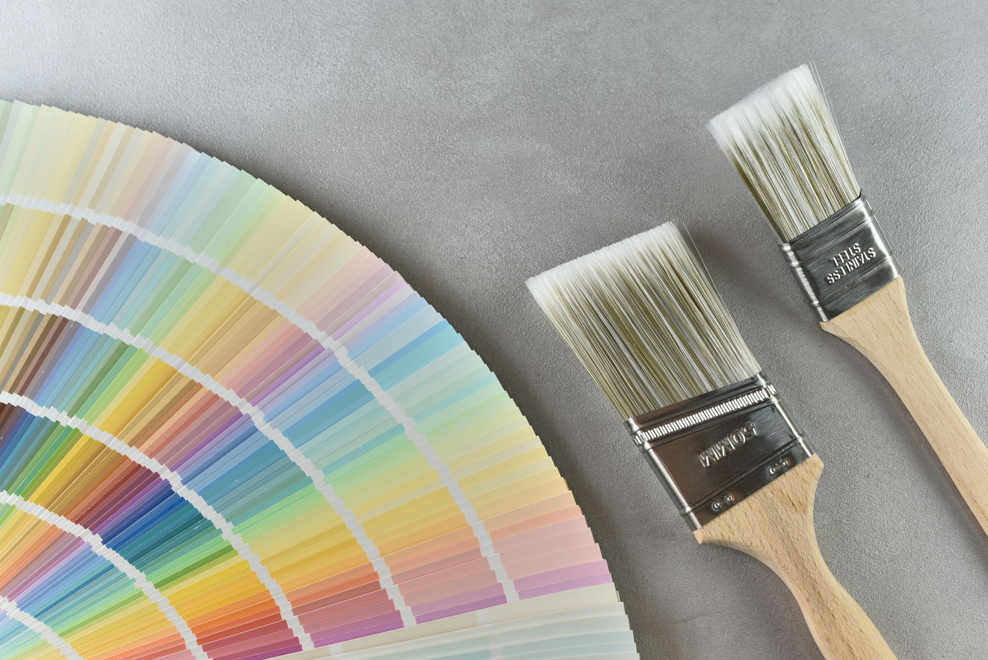 Pennelli per parete su colorimetro