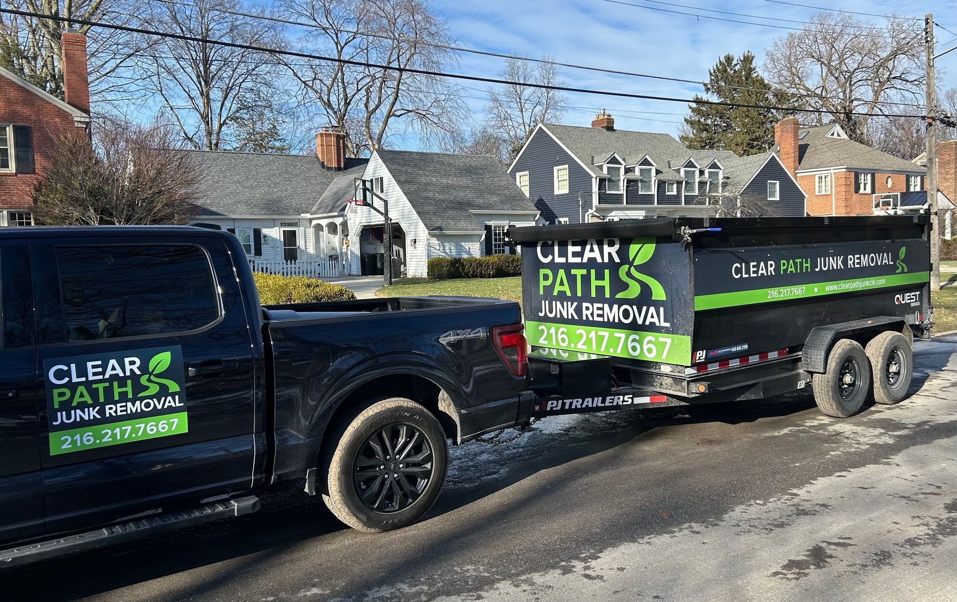 Full estate clean out service and garage clutter removal in Rocky River, Westlake and Cleveland West Side