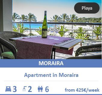 Costa Blanca vacation apartment in Moraira: Central with sea views