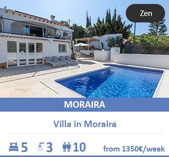 Costa Blanca villa in Moraira: luxury with private pool