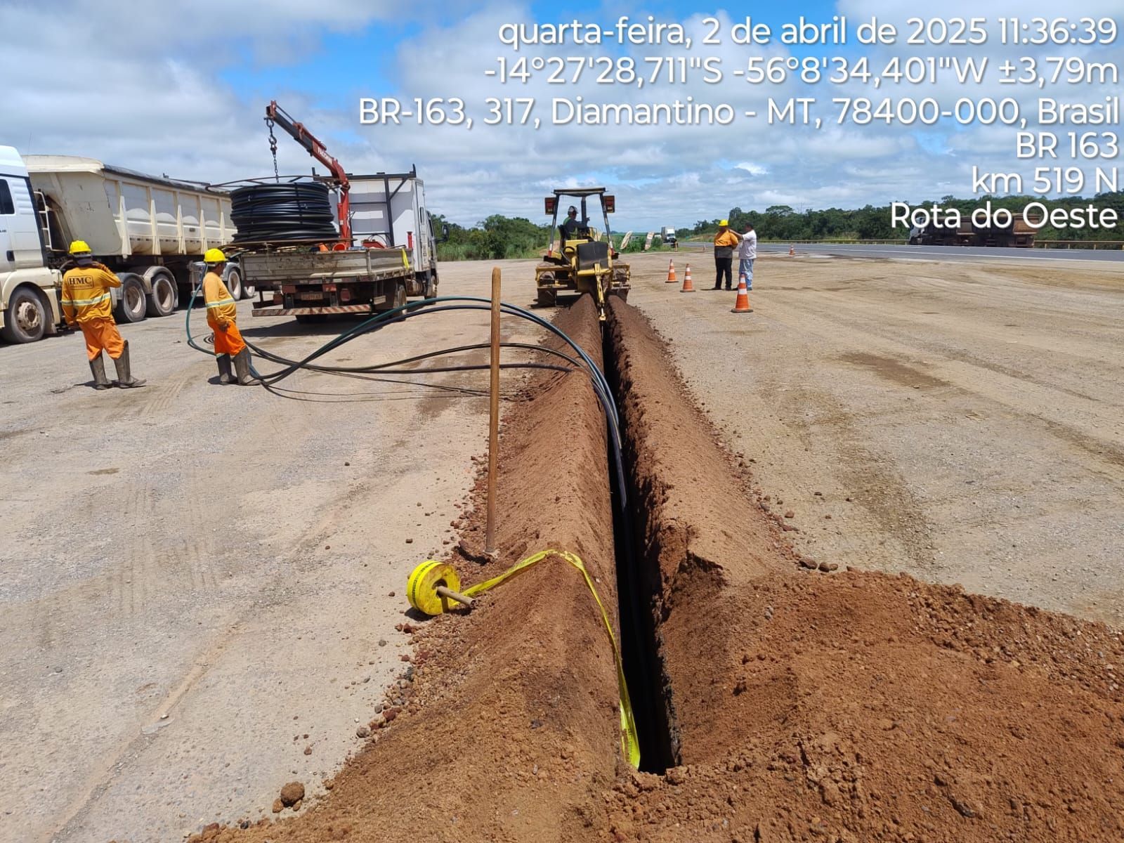 VALETADEIRA - INSTALAÇAO DUTOS PARA FIBRA OPTICA