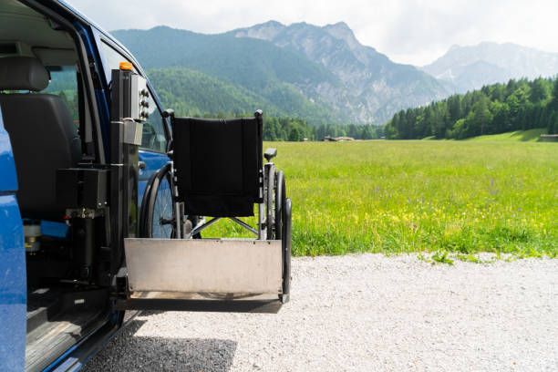 Car on Lift — Dunedin, FL — Florida First Mobility Plus LLC