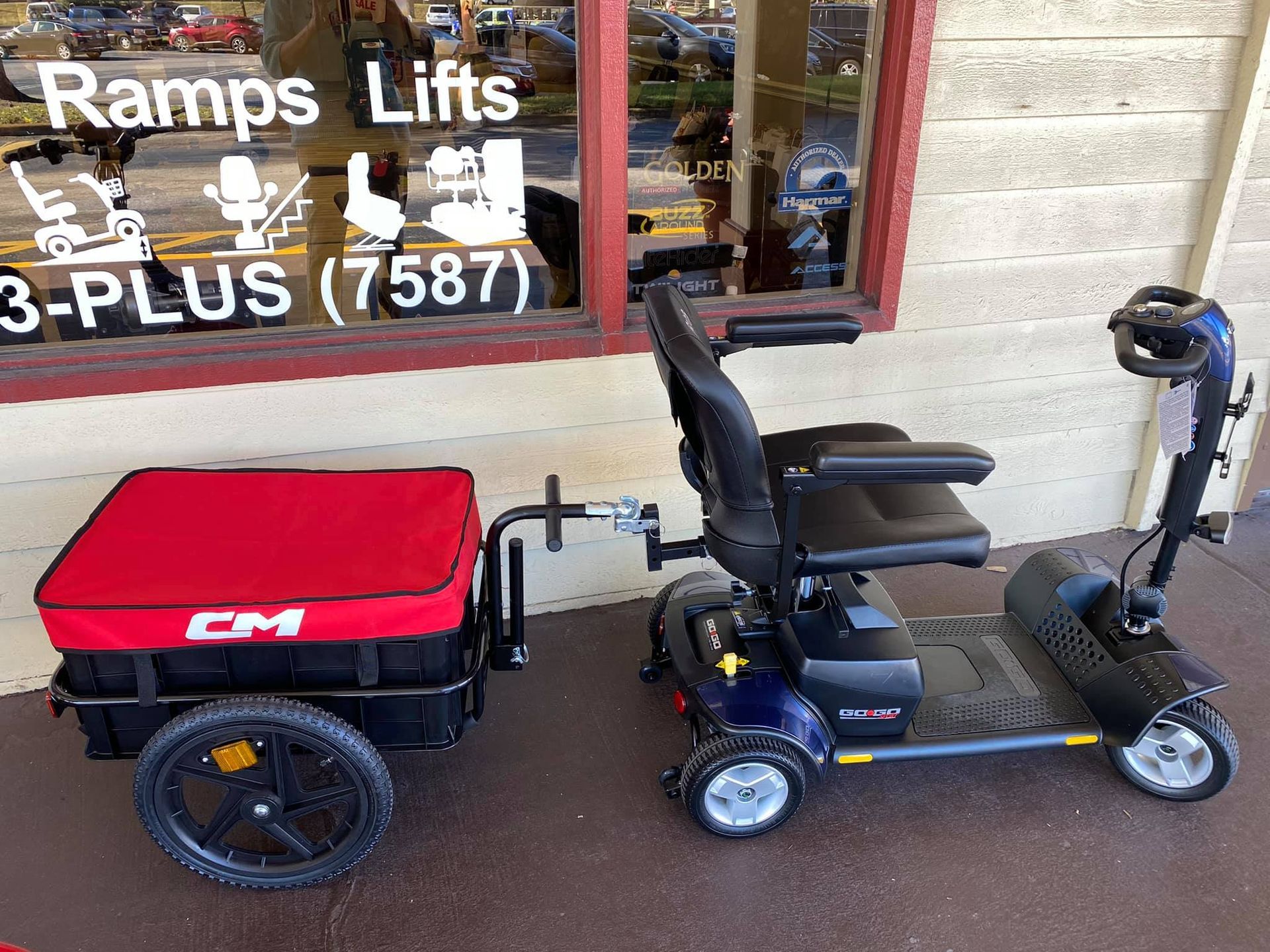 Scooter with Wagon — Dunedin, FL — Florida First Mobility Plus LLC