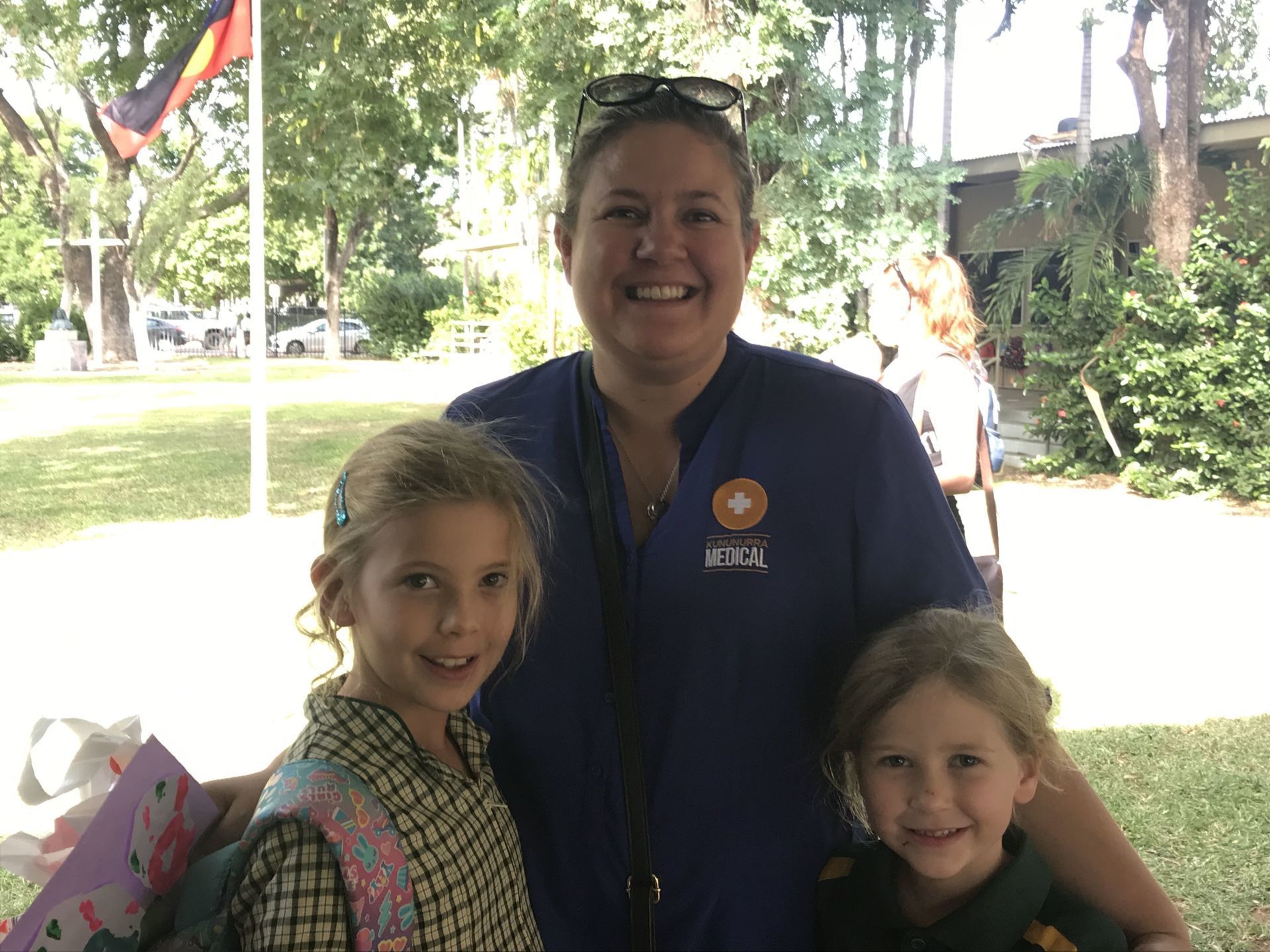 St Joseph's Catholic Primary School mums dropping off kids