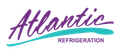 Logo for Atlantic Refrigeration; purple script