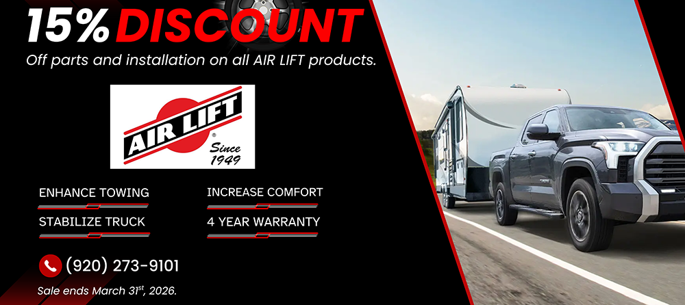 15% discount on Air Lift products