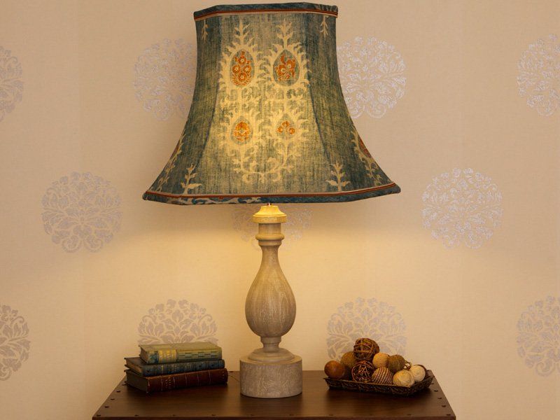 Tailored 'Diamond' shaped frame, linen & braid